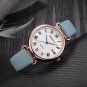 Women Elegant Simple Rose Gold Tone Bracelet Watch Japanese Movement Quartz