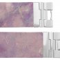 Moog Paris Purple Calf Leather Band Replacement, Jewelry Clasp Closure, 28mm Str