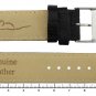 Moog Paris Black Calf Leather Band Replacement, Pin Clasp, 20mm Strap _ B20002