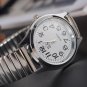 Womens Easy Reader Elastic Expansion Band Quartz Analog Wrist Watch 20cm