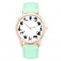 Fun Animal Series Twelve Cute Cats Scale Rose Golden Case PU Leather Strap