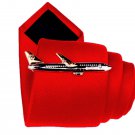 Airplane Tie Clip Pilot Jet Army Tie Clip Silver Gold Gift Box Wedding Bar Clasp