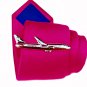 Airplane Tie Clip Pilot Jet Army Tie Clip Silver Gold Gift Box Wedding Bar Clasp