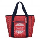 Forever Collectibles Red Insulated Coca-Cola Cooler Bag Tote Bag with Bottles an
