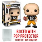 NFL Legends Terry Bradshaw Steelers Home Pop! Vinyl Figure BOX PROTECTOR CASE)