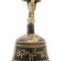 Zap Impex Meditation Tibetan Hand Bell, Antique Black Tibetan Bell 5 Inch
