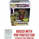 Dancing Groot Pop Ravagers Logo Exclusive Vinyl Bobble Head Figure Pop BOX