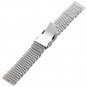 YISUYA Silver 22mm Band Stainless Steel Mesh Web Wrist Watch Band Strap Bracelet