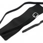Neptune Giftware Soft Black Leather Wide Cuff Wrap Around Wristband Bracelet Buc