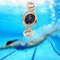 Women's Fashion Oval Dial Rhinestone Watches Waterproof Lady Gold Alloy Strap Ja