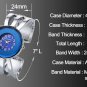 Women Fashion Elegant Cuff Bangle Analog Quartz Arabic Numeral Bracelet