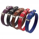 Juvale Leather Dog Collar -5 Pack of Pet Padded Classic Collars with Adjustable