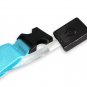 LED Pet Collar Rechargeable Light Up Dog Safety Collar Blue Large