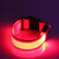 Led Dog Collar, USB Rechargeable Light Up Pet Necklace Collar with 3 Glowing Mod