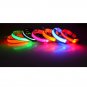 Led Dog Collar, USB Rechargeable Light Up Pet Necklace Collar with 3 Glowing Mod