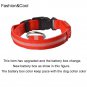 Led Dog Collar, USB Rechargeable Light Up Pet Necklace Collar with 3 Glowing Mod