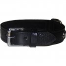 GetRey Chrome polish black color leather dog Collar