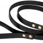 BronzeDog Leather Dog Leash 4 ft, Training Leather Dog Lead 4 foot Leash Heavy D
