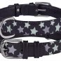 CollarDirect Reflective Dog Collar Glow in the Dark, Genuine Leather Dog Collar