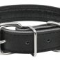Beirui Bling Rhinestones Dog Collar - Soft Genuine Padded Leather Made Sparkly C