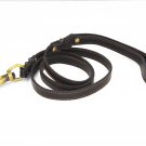 JWPC Genuine Leather Dog Leash - 4 ft LONG 5/8" WIDE Braided Leather Dog Leash