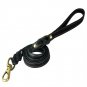 JWPC Genuine Leather Dog Leash - 4 ft LONG 5/8" WIDE Braided Leather Dog Leash