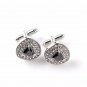 Cuff Links for Shirt Gift Men Jewelry 3 Color Cufflinks Luxury  Zircon Crystal