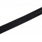 Moog Paris Mat Black Pecari Leather Bracelet for Women, Pin Clasp, 18mm Band - P