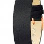 Moog Paris Black Fabric Bracelet for Women, Satin Pattern, Pin Clasp, 18mm Band