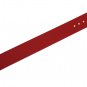 Moog Paris Red Fabric Bracelet for Women, Satin Pattern, Pin Clasp, 18mm Band -