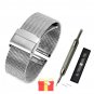 20mm Luxury Mesh Watch Bands 0.6 Interlock Safety Clasp Solid Stainless Steel Mi