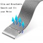20mm Luxury Mesh Watch Bands 0.6 Interlock Safety Clasp Solid Stainless Steel Mi
