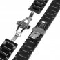 Beauty7 Black 22mm Stainless Steel Link Wrist Watch Band Kit Bracelet Strap Repl