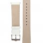 Signature Senator in white 20 mm short watch band. Replacement watch strap. Genu