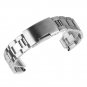 Beauty7 28mm Brushed Polished Finish Stainless Steel Link Wrist Watch Band Kit