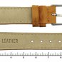 Orange Calf Leather Band Replacement, Pin Clasp, 16mm ORIGINAL Top Quality