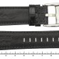 Moog Paris Black Calf Leather Band Replacement, Pin Clasp, 22mm Strap _ B22003