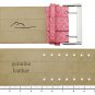 Pink Leather Band Replacement, Snake Skin Pattern, Pin Clasp, 34mm Strap