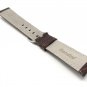 22mm Brown Mens' Alligator Style Genuine Leather Watch Strap Band