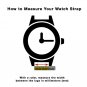 22mm Brown Mens' Alligator Style Genuine Leather Watch Strap Band