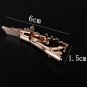 Warship ship Tie Clip Silver Gold Gift Box Wedding Business Favors Bar Clasp
