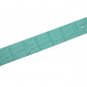 Moog Paris Turquoise Calf Leather Bracelet for Women, Alligator Pattern, Pin Cla