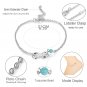 LOYALLOOK 8Pcs Charm Anklets Bracelets Foot Jewelry Sexy Chain Set Adjustable Fo