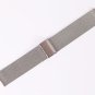 14mm Ladies&acirc;��Cool Mesh Bracelet Watch Band in Silver Solid Stainless Steel with