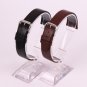 14mm Ladies&acirc;�� Graceful Full Grain Calf Hide Watch Band Strap Replacement in Bla