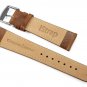 iStrap 22mm Genuine Leather Watch Strap Padded Calfskin Band Steel Spring Bar Bu