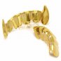Grillz Vampire Fangs 14k Gold Plated Fang Grillz Set Vampire Teeth Free US Ship