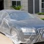 TopSoon Clear Plastic Car Cover Disposable Car Cover Universal Fit Waterproof 22
