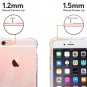 iPhone 6S Plus Case, iPhone 6 Plus Clear Case, MISS ARTS White Floral Mandala Sh