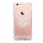iPhone 6S Case, iPhone 6 Clear Case, MISS ARTS White Floral Premium Shock Absorp